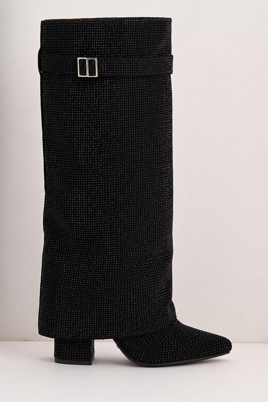 Botas negras Diamanté Sovelly